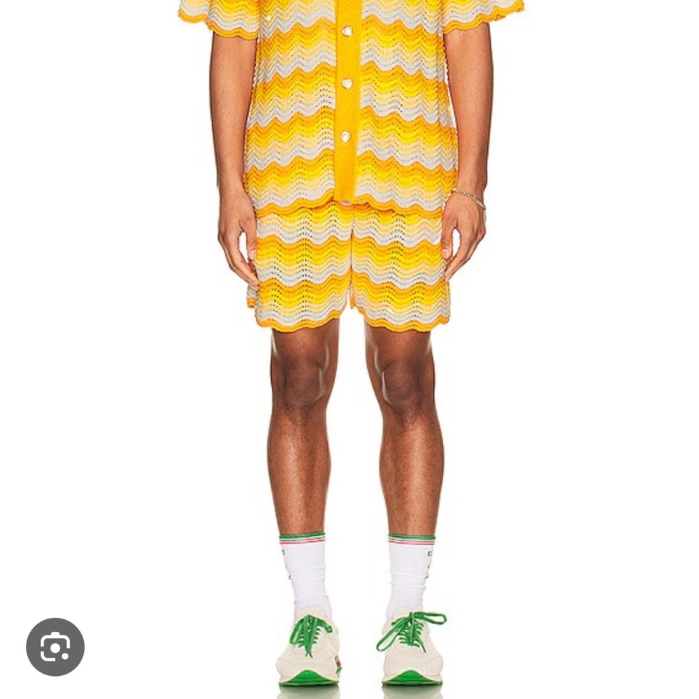 CASABLANCA
Wavy Gradient Shirt and Shorts Set